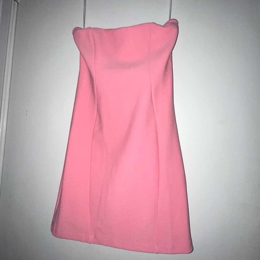 Hello Molly pink mini dress